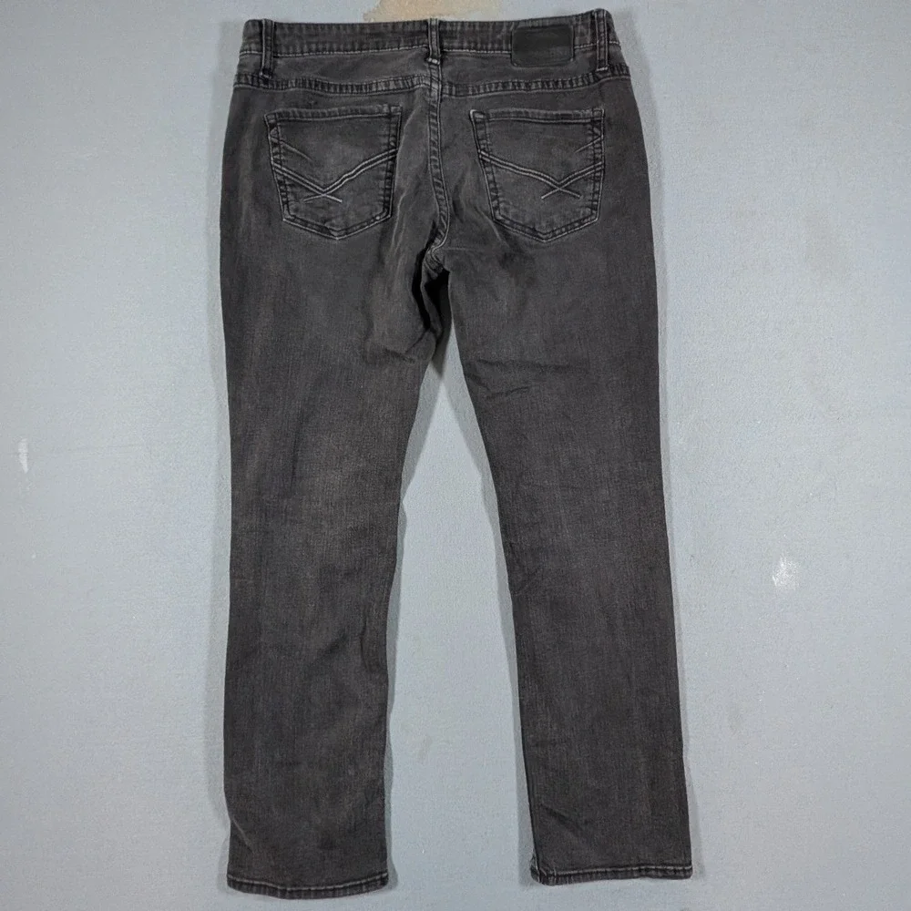 BKE Mason Jeans Mens 36x32 Faded Black Slim Fit Stretch Denim